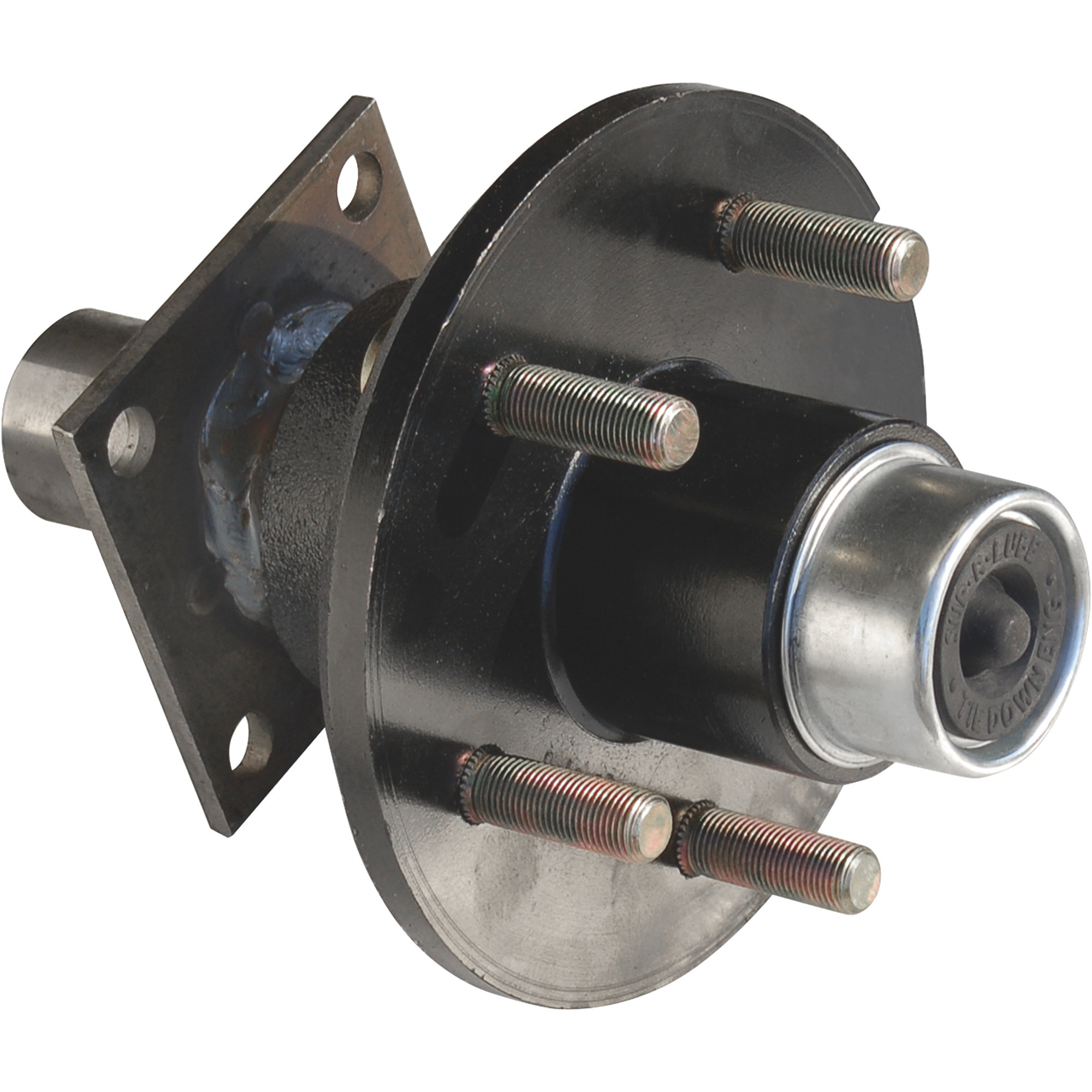 Dexter 5-Lug Hub/Spindle End Unit for Build Your Own Trailer Axle System, 1750-Lb. Capacity Per Hub, Model# 80117